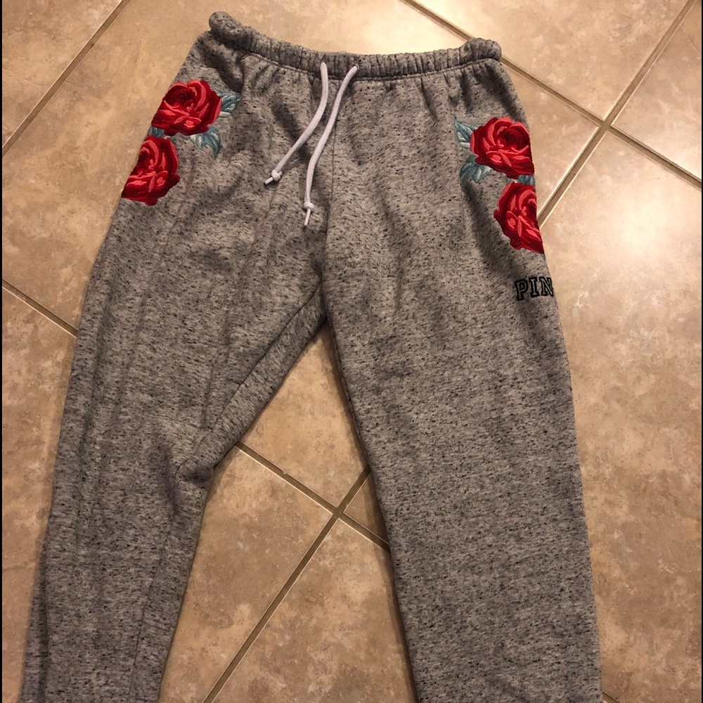 Pink Victoria’s Secret sweatpants